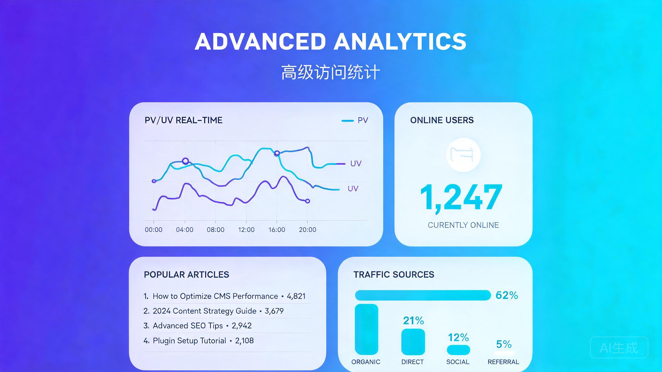 高级访问统计插件